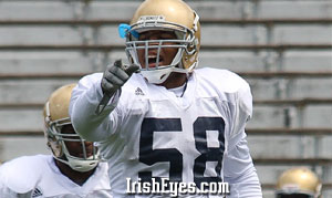 Brian Smith - Notre Dame Middle Linebacker