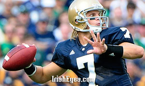 Jimmy Clausen - Notre Dame QB