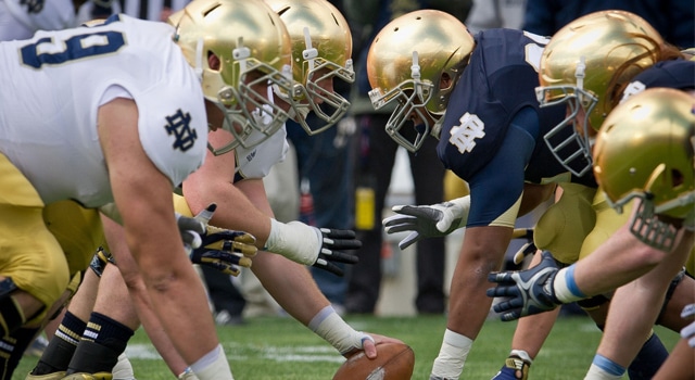 Notre Dame caps off spring football 2014 on Saturday in the annual Blue Gold game. (Photo: Matt Cashore-USA TODAY Sports)