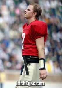 Jimmy Clausen - Notre Dame Quarterback