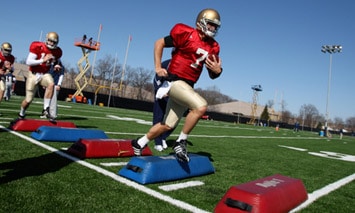 Notre Dame kicked off the 2009 Training Camp on Saturday.