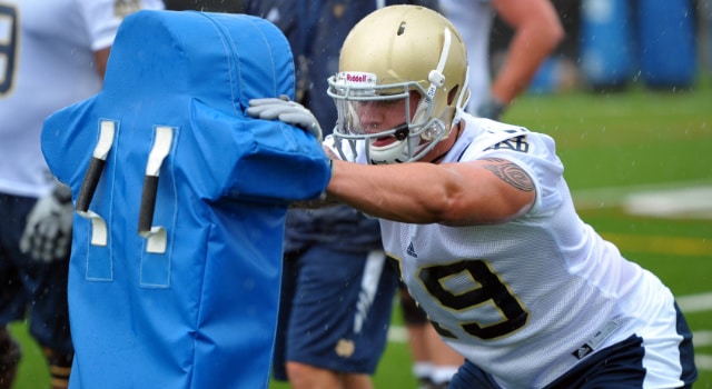Aaron Lynch - Notre Dame Spring Practice