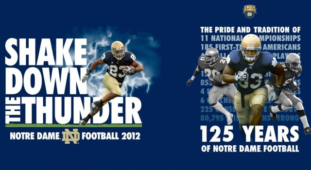 notre dame shirt 2012