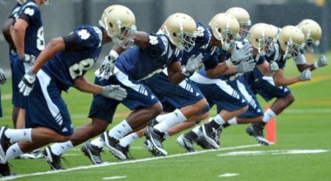 Notre Dame Spring Practice 2012