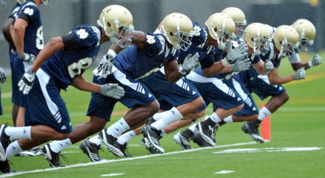 Notre Dame Spring Practice 2012