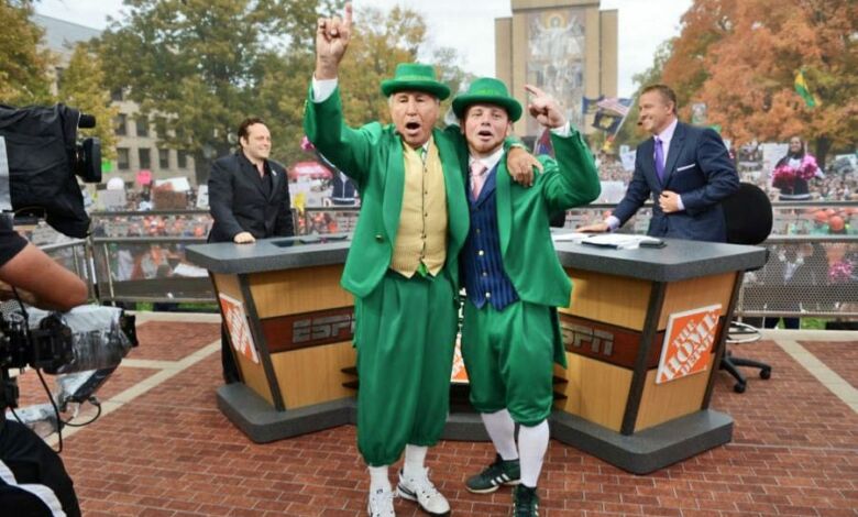 notre dame espn college gameday