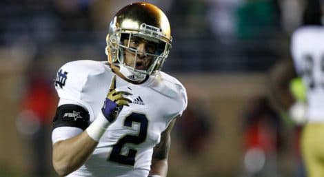 Notre Dame - Bennet Jackson breaks up pass against Boston College