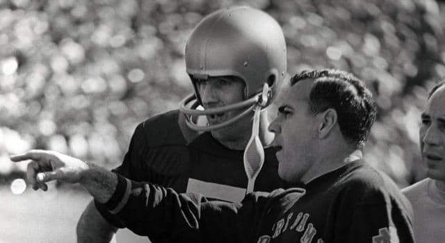 Ara Parseghian and Terry Hanratty