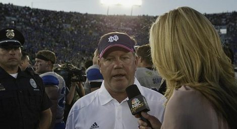 Notre Dame's Brian Kelly, Air Force 2011