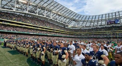 Navy Midshipmen, Ireland 2013
