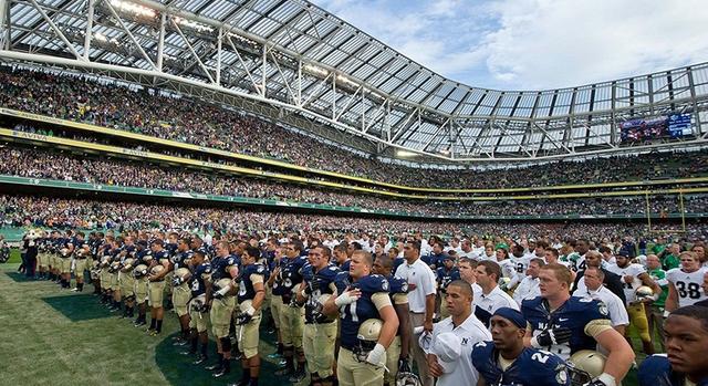 Navy Midshipmen, Ireland 2012