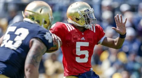 Everett Golson - 2013 Blue Gold Game