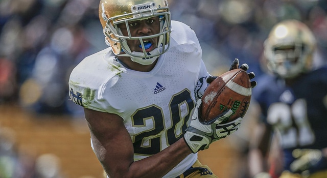 CJ Prosise - Notre Dame WR