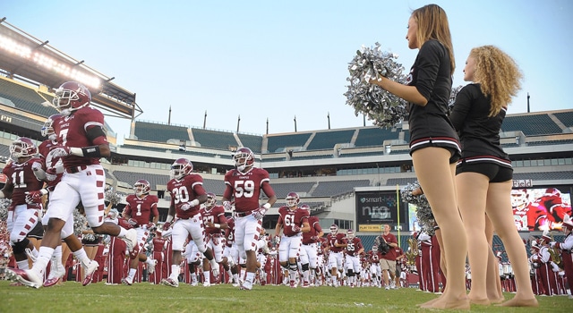 Notre Dame will travel to Temple in 2015