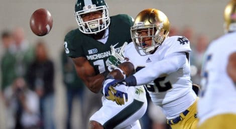 Elijah Shumate - #21 Notre Dame Player for 2013