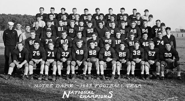Notre Dame - 1943 National Champions