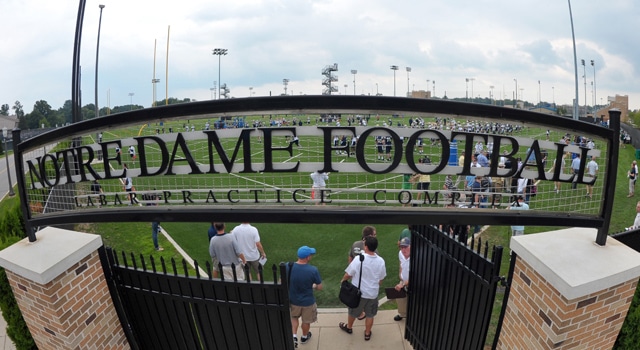 Notre Dame Football - Fall Camp Day 1