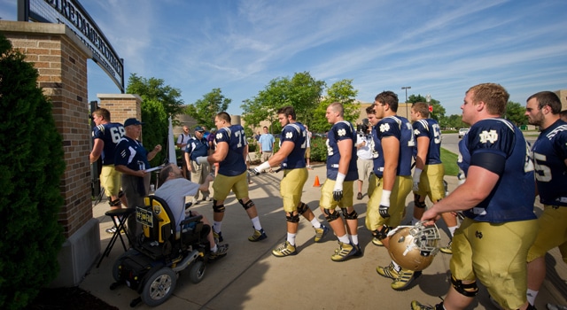 Notre Dame Practice August 12