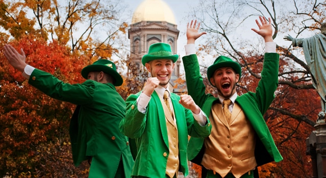 Notre Dame Leprechaun