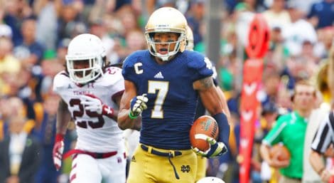 TJ Jones - Temple v. Notre Dame