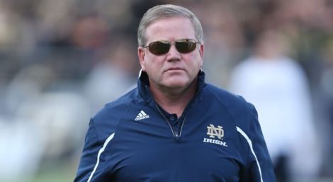Brian Kelly - Notre Dame vs. Navy
