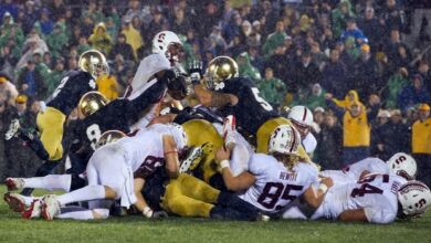 Notre Dame goalline stand vs. Stanford 2012
