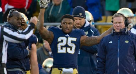Tarean Folston - Notre Dame vs. Navy