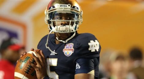 Everett Golson - Readmitted to Notre Dame