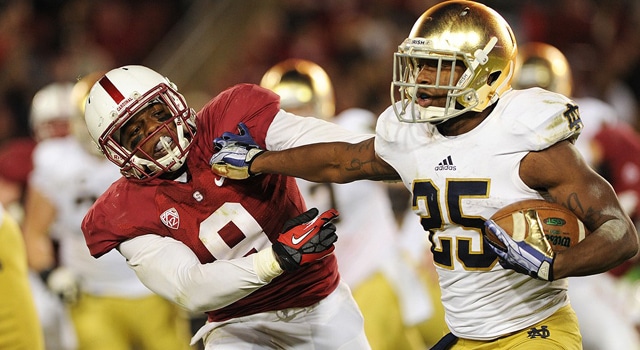 Tarean Folston - Notre Dame vs. Stanford