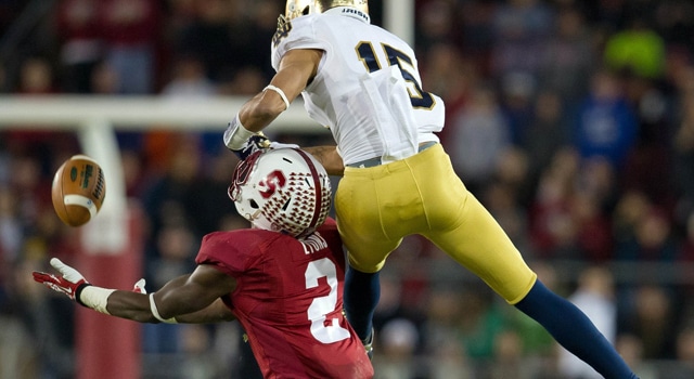 Wayne Lyons - INT vs. Notre Dame