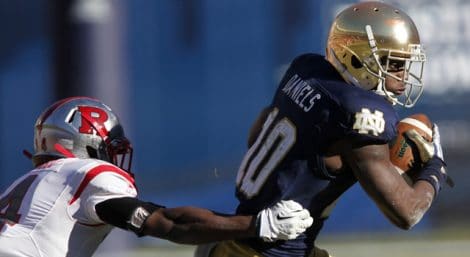 Davaris Daniels - Notre Dame WR Suspended