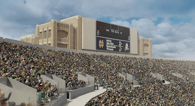 Notre Dame Stadium to Undergo Major Renovations 3 notre-dame-jumbotron