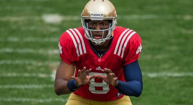 Malik Zaire - 2014 Notre Dame Blue Gold Game