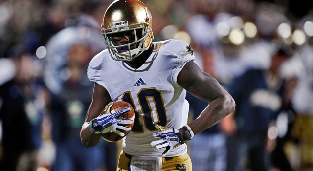 Davaris Daniels - Notre Dame WR Readmitted