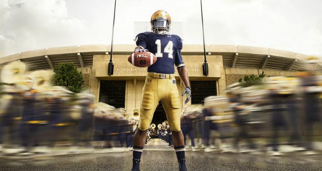 Photos: Notre Dame football unveils uniforms for Ohio State