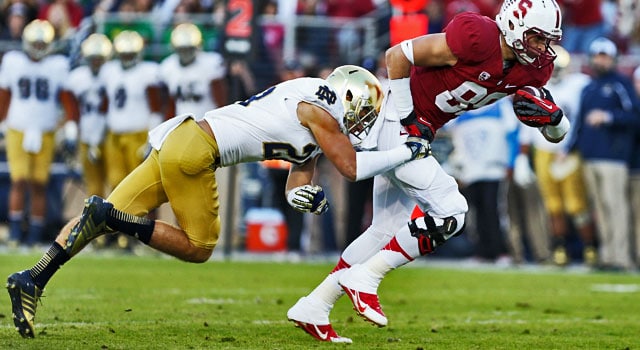 Austin Collinsworth - Out vs. Rice