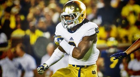 Jaylon Smith - Notre Dame v. Michigan 2013