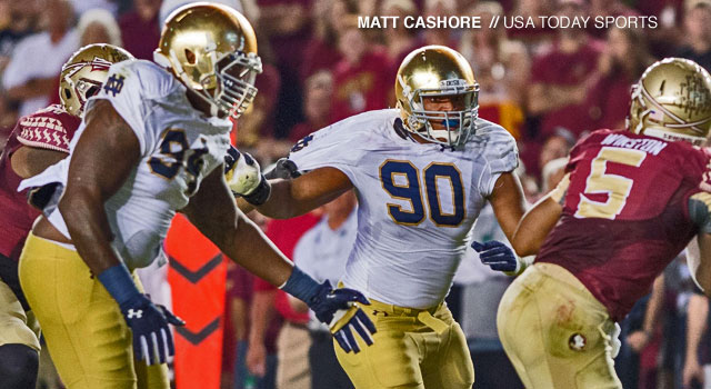 Notre Dame Football is Back 2 Isaac Rochell & Jarron Jones - Notre Dame DL