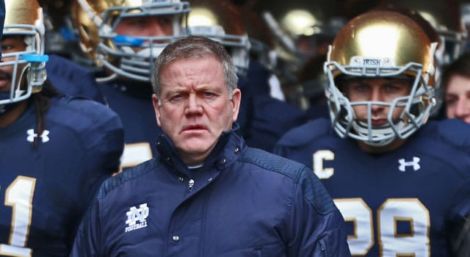 Brian Kelly - Notre Dame HC v. Northwestern