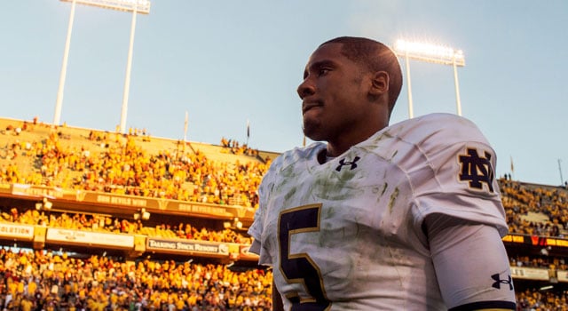 Where Does Notre Dame Football Go From Here? 2 Everett Golson - Notre Dame QB