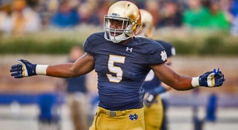 Nyles Morgan - Notre Dame LB
