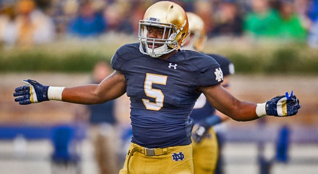 Nyles Morgan - Notre Dame LB