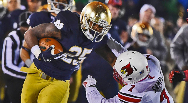 Tarean Folston - Notre Dame RB vs. Louisville