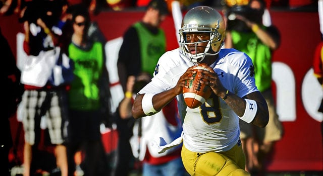 Malik Zaire - Notre Dame QB v. USC