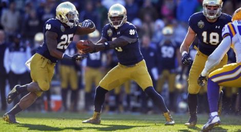 Malik Zaire - Notre Dame QB v. LSU
