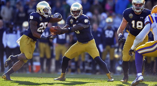 Malik Zaire - Notre Dame QB v. LSU