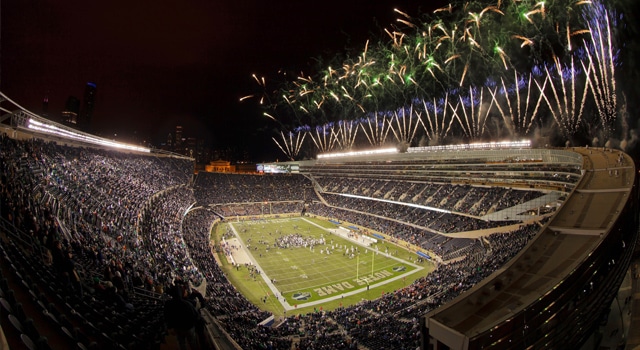 Notre Dame Blue Gold Game to Solider Field?