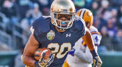 CJ Prosise Training at RB