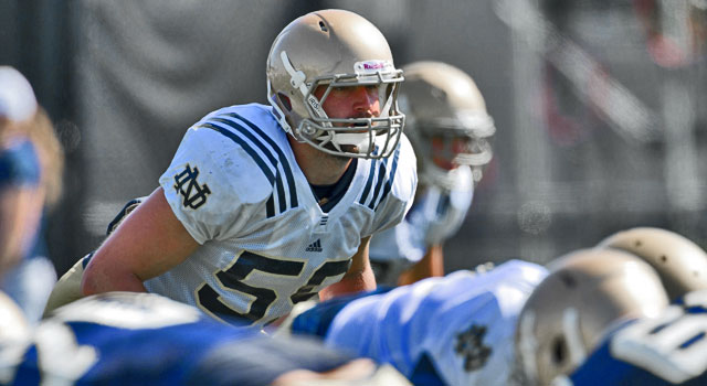 Jarrett Grace - Notre Dame Practice