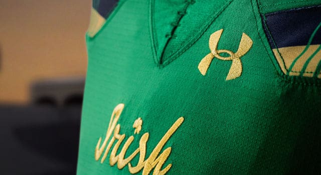 2015 notre dame shamrock series jerseys